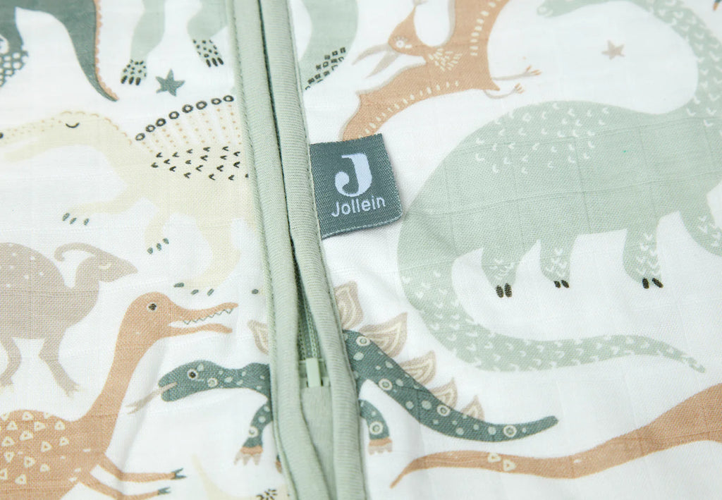 Jollein | Slaapzak met afritsbare mouw - Hydrofiel Dino | TOG 0,5