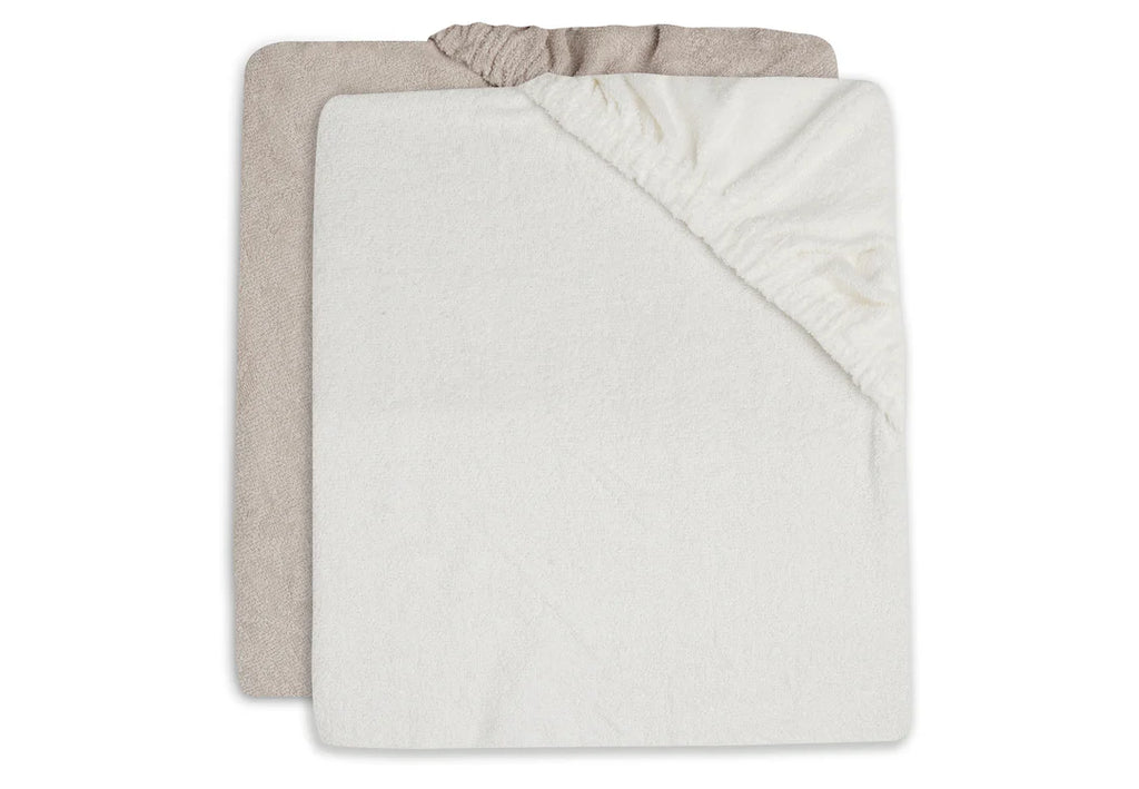 Jollein | Aankleedkussenhoes Badstof | Nougat/Ivory 2Pack