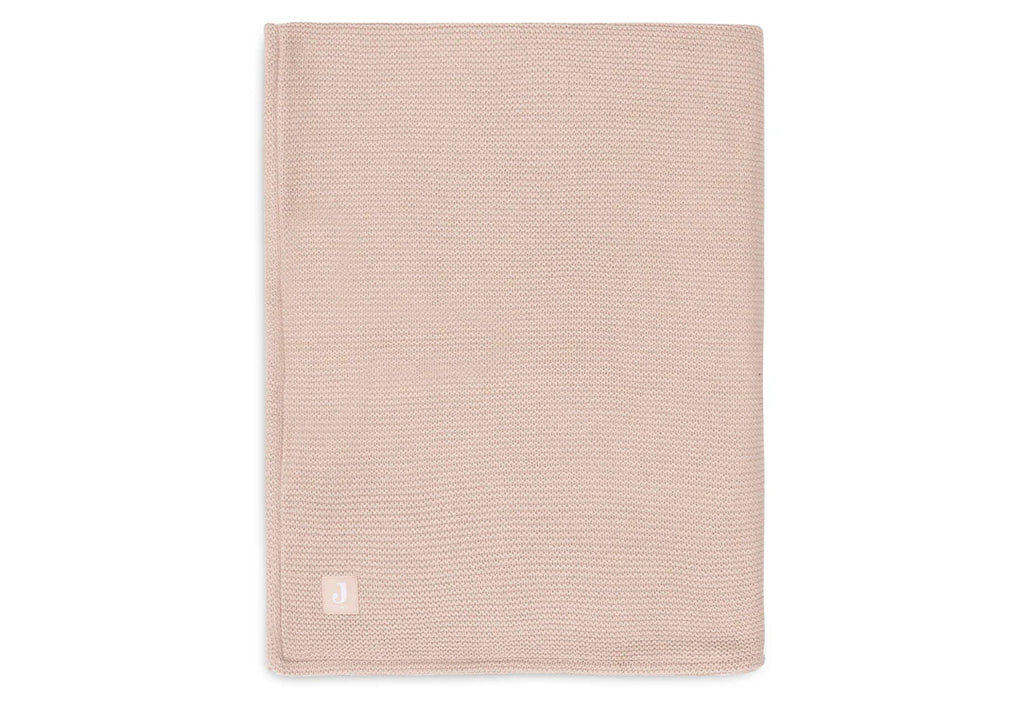 Jollein | Deken 75x100cm Basic Knit - Fleece | Wild Rose