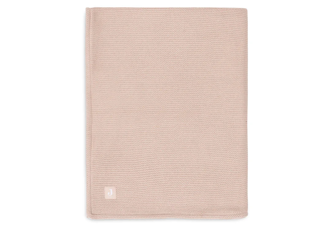 Jollein | Deken 75x100cm Basic Knit - Fleece | Wild Rose