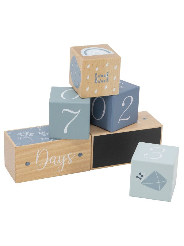 Label Label - Milestone Blokken - Blauw