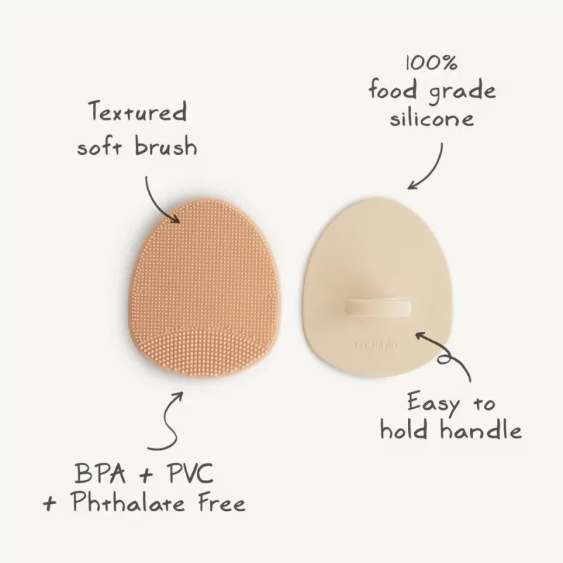 Mushie | badborstel voor melkkorstjes | natuur - groen