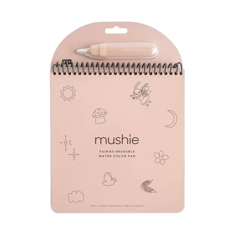Mushie | herbruikbaar waterverf tekenboekje | diverse kleuren