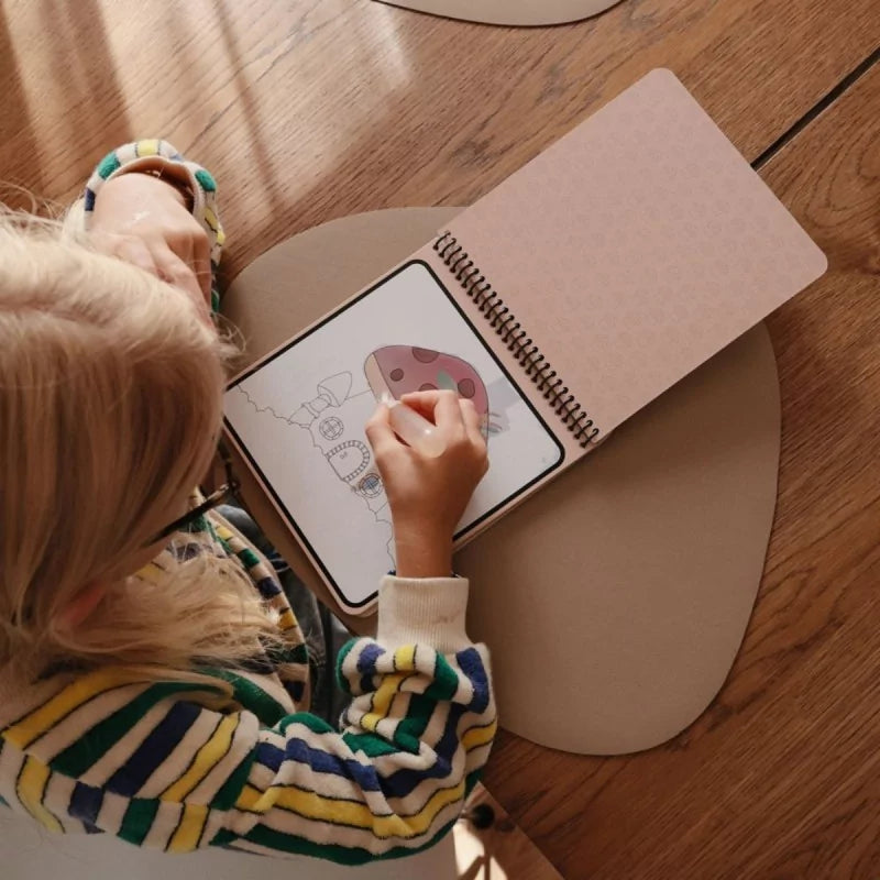 Mushie | herbruikbaar waterverf tekenboekje | diverse kleuren