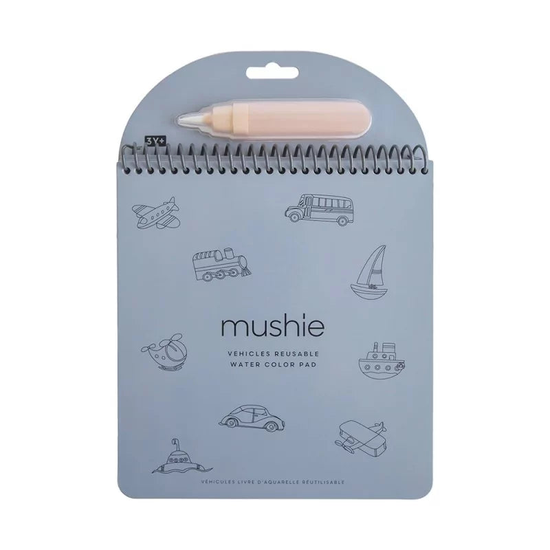 Mushie | herbruikbaar waterverf tekenboekje | diverse kleuren