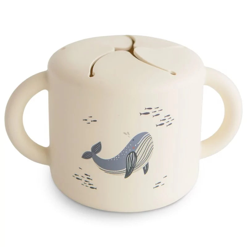 Mushie - Snack Cup Walvis