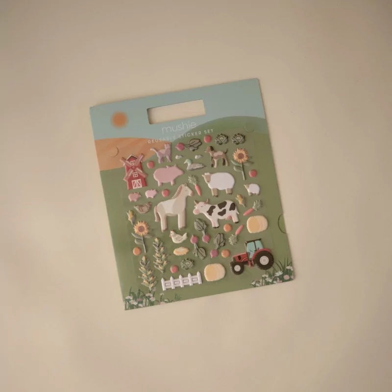 Mushie | Herbruikbaar Stickerboek | Diverse Thema's