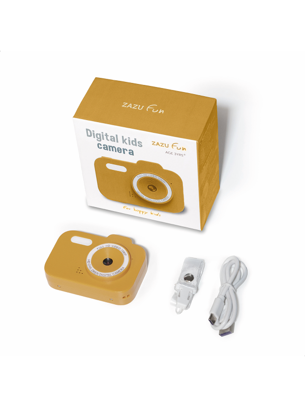 Zazu digitale camera | geel