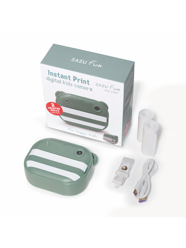 Zazu Kids Instant Camera Printer | Groen