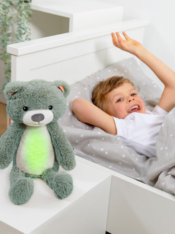 Zazu Slaaptrainer Brody Bear | Groen